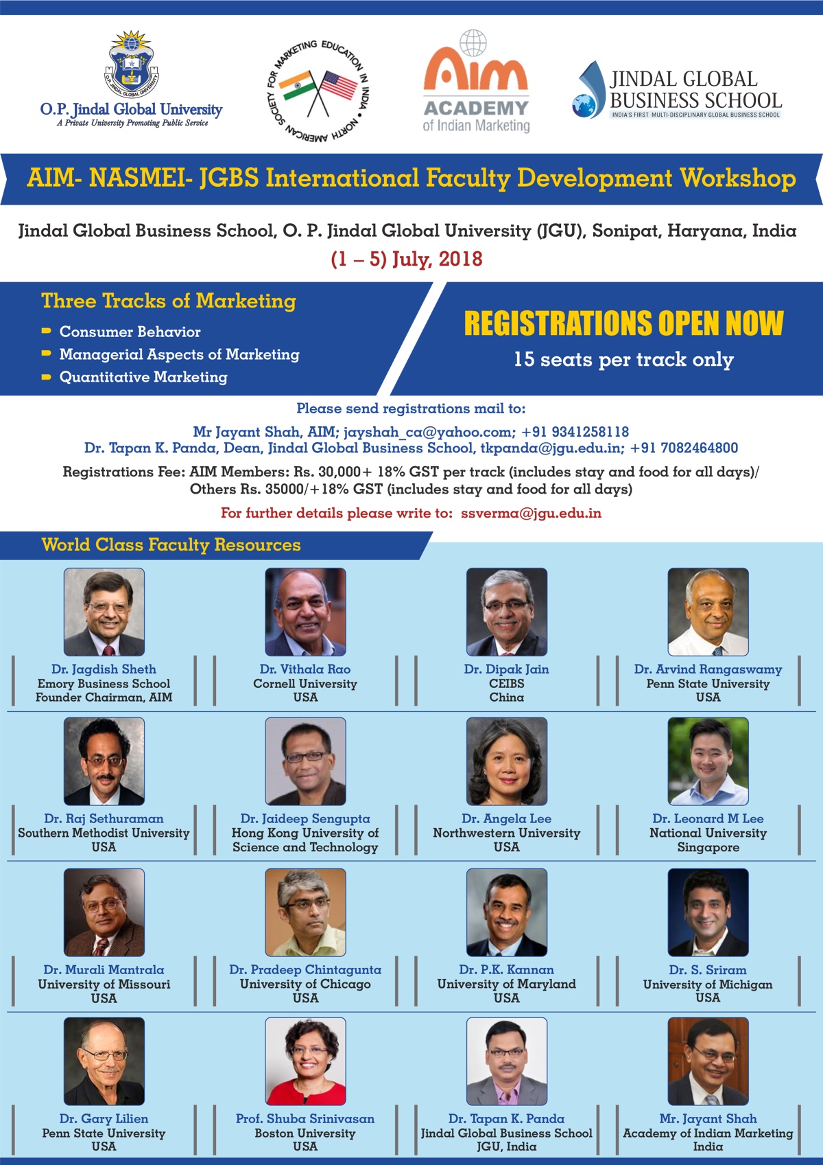 AIM NASMEI Faculty Development Workshop